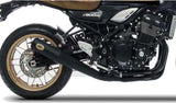 Complete Exhaust System Without Catalytic Converter And Without Sound Certification Titanium Black - Zard Compatible With Kawasaki Z 900 Rs (2018-2020)