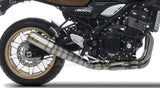 Complete Exhaust System Without Catalytic Converter And Without Sound Certification Titanium Snake Welds - Zard Compatible With Kawasaki Z 900 Rs (2018-2020)