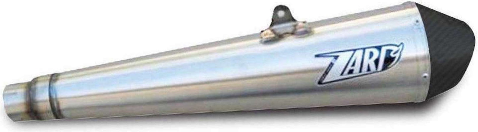 Exhaust Tip Without Sound Certification Conical Stainless Steel Endcap Aluminium - Zard Compatible With Moto Guzzi Griso 1100 (2005-2016)