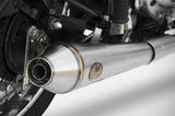 Exhaust Tip Without Sound Certification Conical Stainless Steel - Zard Compatible With Royal Enfield Bullet 500 (2006-2009)