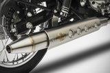 Exhaust Tip Without Sound Certification Stainless Steel Polish - Zard Compatible With Royal Enfield Continental Gt (2019-2023)