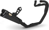 Complete Exhaust System Without Catalytic Converter And Without Sound Certification Steel Black Endcap Carbon - Zard Compatible With Triumph Scrambler 1200 (2019-2023)