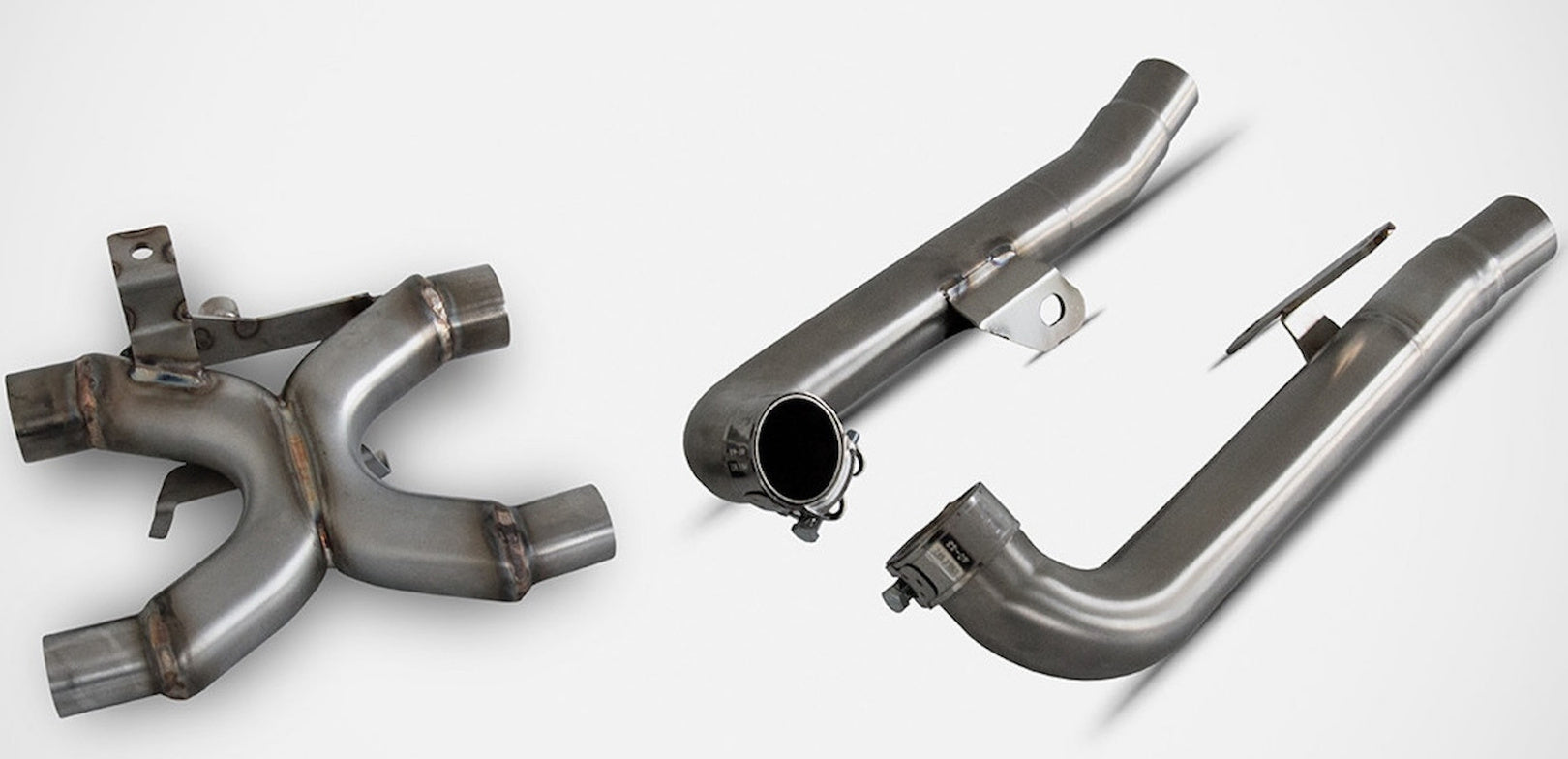 Non-Catalytic Connector Pipe Stainless Steel - Zard Compatible With Triumph Bonneville T100 (2021-2023)