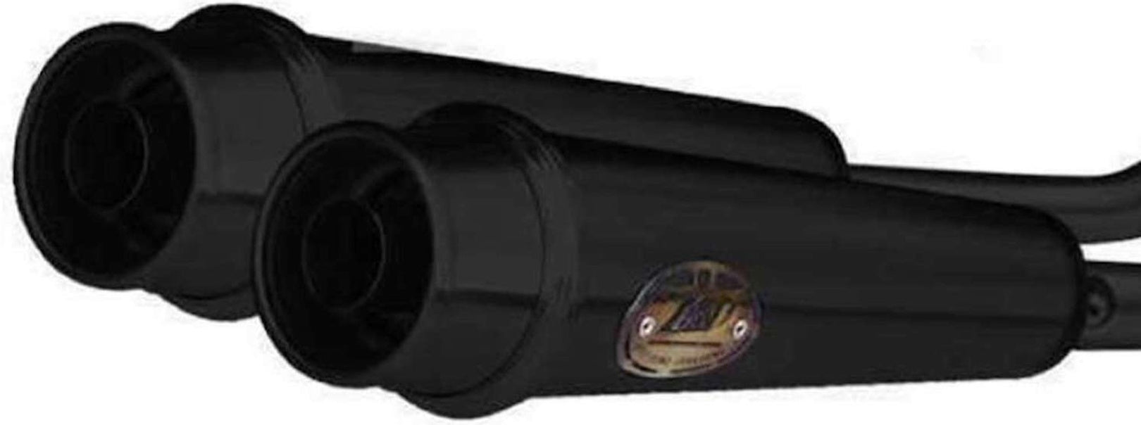 Complete Exhaust System Without Catalytic Converter And Without Sound Certification Steel Black - Zard Compatible With Triumph Bobber 1200 (2017-2020)