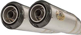 Exhaust Tip Without Sound Certification Conical Stainless Steel - Zard Compatible With Triumph Thruxton 1200 R Rs (2021-2023)