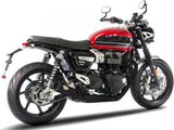 Complete Exhaust System Without Catalytic Converter And Without Sound Certification Sp Stainless Steel - Zard Compatible With Triumph Speed Twin 1200 (2019-2023)