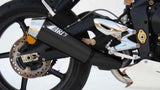 Exhaust Tip Without Sound Certification Steel Black - Zard Compatible With Triumph Street Triple 675 (2007-2012)