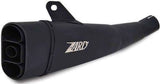 Exhaust Tip Without Sound Certification Short Steel Black - Zard Compatible With Triumph Street Triple 675 (2013-2016)