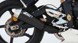 Complete Exhaust System Without Catalytic Converter And Without Sound Certification Conical Steel Black - Zard Compatible With Yamaha T-Max 500 (2004-2007)