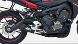 Complete Exhaust System Without Catalytic Converter And Without Sound Certification Steel Black Endcap Carbon - Zard Compatible With Yamaha Tracer 900 (2015-2016)