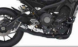 Complete Exhaust System Without Catalytic Converter And Without Sound Certification Steel Black Endcap Carbon - Zard Compatible With Yamaha Xsr 900 (2016-2020)