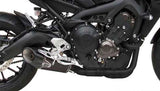 Complete Exhaust System Without Catalytic Converter And Without Sound Certification Steel Black Endcap Carbon - Zard Compatible With Yamaha Xsr 900 (2017-2020)