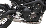 Complete Exhaust System Without Catalytic Converter And Without Sound Certification Stainless Steel Endcap Carbon - Zard Compatible With Yamaha Tracer 900 (2017-2020)