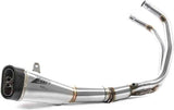 Complete Exhaust System Without Catalytic Converter And Without Sound Certification Stainless Steel Endcap Carbon - Zard Compatible With Yamaha R7 (2021-2023)