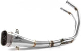 Complete Exhaust System Without Catalytic Converter And Without Sound Certification Stainless Steel - Zard Compatible With Yamaha R7 (2021-2023)