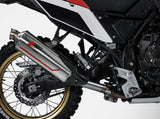 Complete Exhaust System Without Catalytic Converter And Without Sound Certification Sabbia Stainless Steel - Zard Compatible With Yamaha Ténéré 700 (2021-2023)