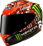 Full-Face Motorcycle Helmet Hjc Rpha 12 P.I.M. Evo (Carbon-Aramid/Fiberglass/Natural Fiber) Mc1 Quartararo Replica Ii Size 11 Xxl