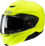 Flip-Up Motorcycle Helmet Hjc Rpha 91 P.I.M. Evo (Carbon-Aramid/Fiberglass/Natural Fiber) Fluorescent Green Size 05 Xxs