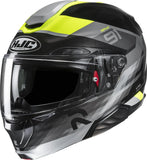 Flip-Up Motorcycle Helmet Hjc Rpha 91 P.I.M. Evo (Carbon-Aramid/Fiberglass/Natural Fiber) Mc3H Madal Size 10 Xl
