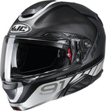 Flip-Up Motorcycle Helmet Hjc Rpha 91 P.I.M. Evo (Carbon-Aramid/Fiberglass/Natural Fiber) Mc5Sf Rafino Size 07 S