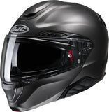 Flip-Up Motorcycle Helmet Hjc Rpha 91 P.I.M. Evo (Carbon-Aramid/Fiberglass/Natural Fiber) Semi Flat Titanium Size 07 S
