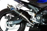 Dual Exhaust System With Sound Certification Round Carbon - Termignoni Compatible With Suzuki Gsx-R 1000 (2007-2008)