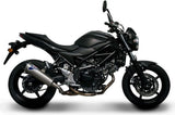 Exhaust Tip With Noise Certification Relevance Stainless Steel Carbon Cap - Termignoni Compatible With Suzuki Sv 650 (2016-2019)