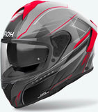 Full-Face Motorcycle Helmet Airoh Spark 2 - Sp2Sh55 Thermoplastic Hrt Gloss Red Shadow Size M