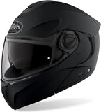 Flip-Up Motorcycle Helmet Airoh Specktre - Spec11 Thermoplastic Hrt Matte Black Color Size Xxl