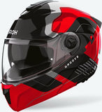 Flip-Up Motorcycle Helmet Airoh Specktre - Specg55 Thermoplastic Hrt Gloss Red Groove Size L