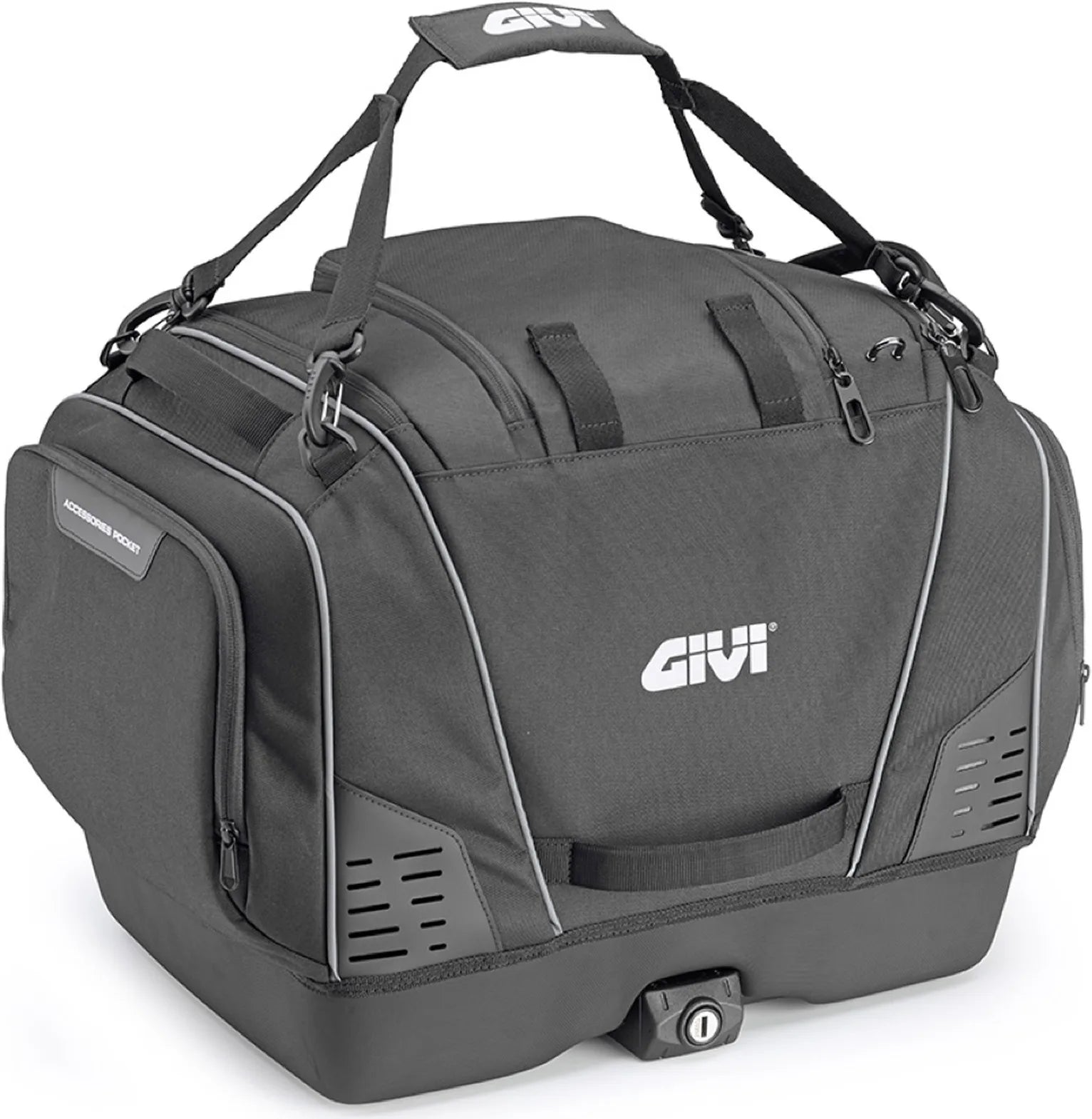 Monokey Animal Carrier Top Case - 33 Lt Nylon - Givi Compatible With Ktm 890 Duke R (2021-2023)