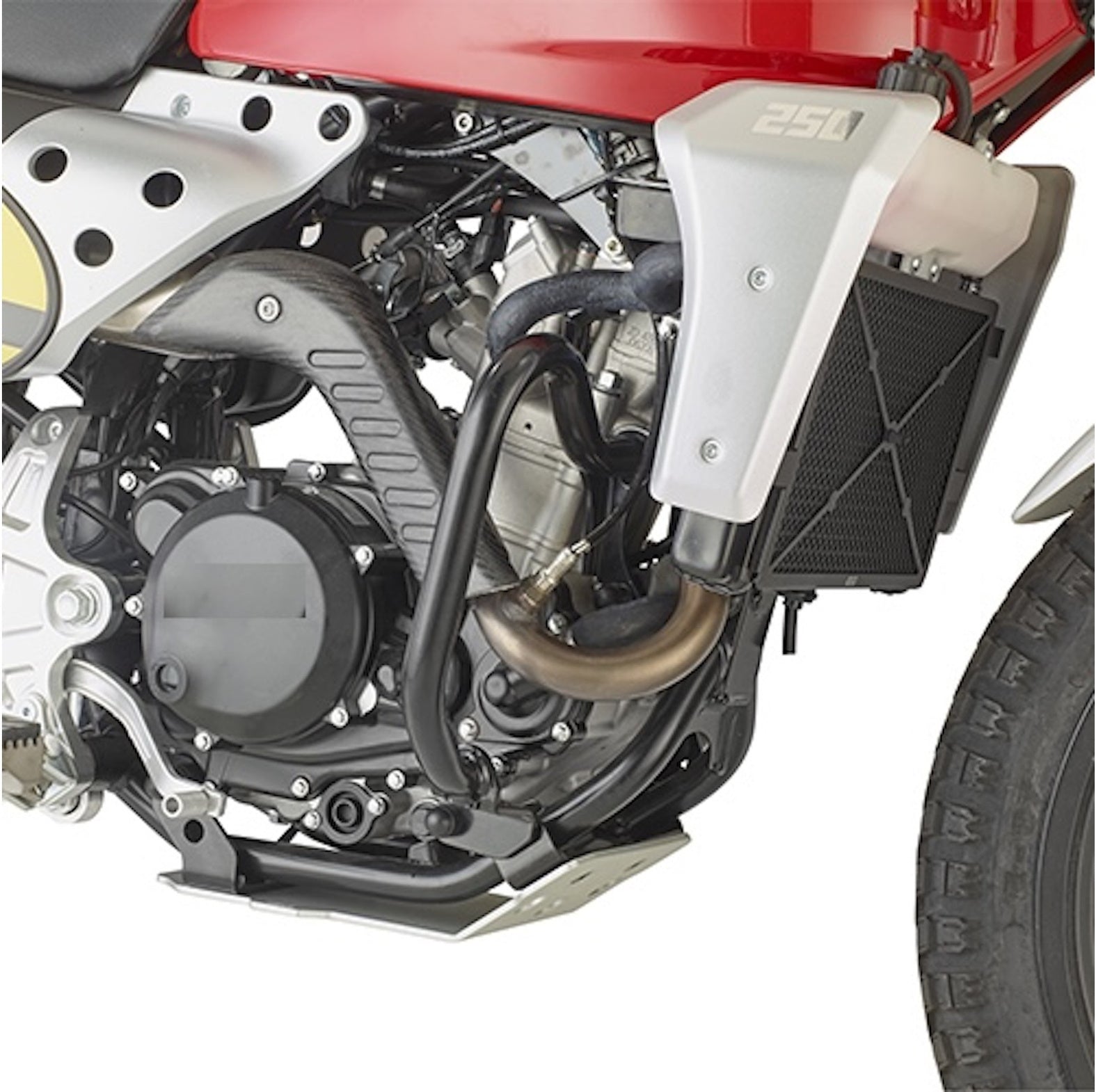 Engine Guard - Givi Compatible With Fantic Motor Caballero Scrambler 125 (2018-2023)