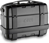 Monokey Trekker Black Aluminium Top Case - 33 Lt Trekker Aluminium - Givi Compatible With Ktm 1290 Super Adventure R (2021-2024)