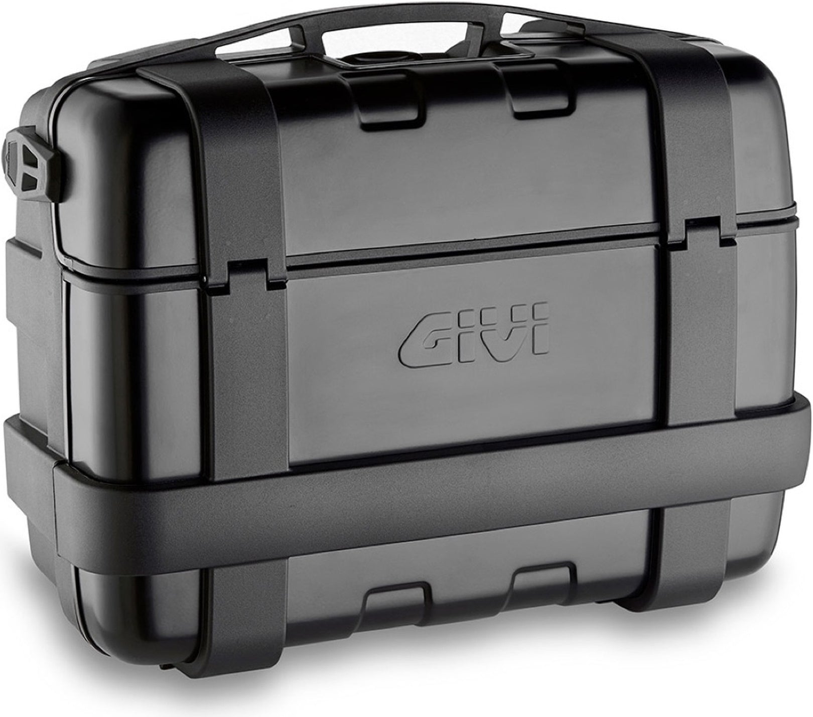 Monokey Trekker Black Aluminium Top Case - 33 Lt Trekker Aluminium - Givi Compatible With Kove Moto 510 X (2024)