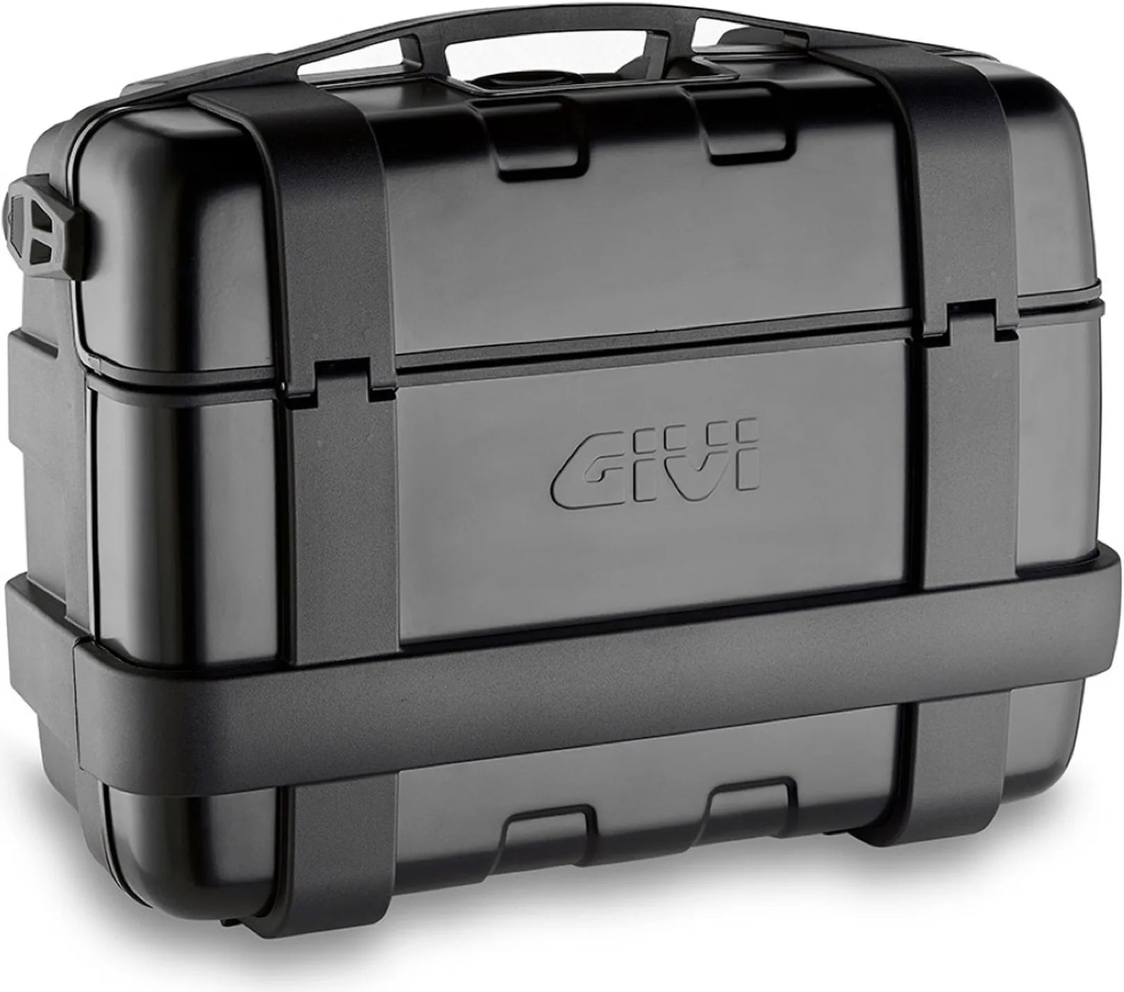 Monokey Trekker Black Aluminium Top Case - 33 Lt Trekker Aluminium - Givi Compatible With Honda Forza 125 (2021-2022)