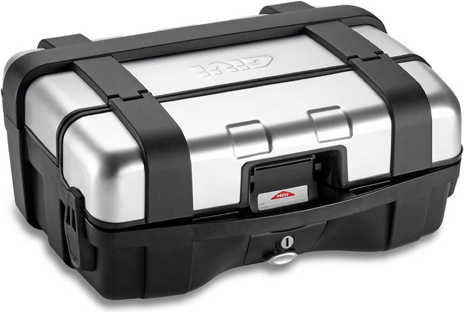 Monokey Trekker Aluminium Top Case - 33 Lt 6Kg Trekker Aluminium - Givi Compatible With Kove Moto 510 X (2024)