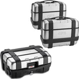Trekker Top Case + Side Cases - 99 Lt Trekker Aluminium - Givi Compatible With Benelli Trk 702 (2023-2024)