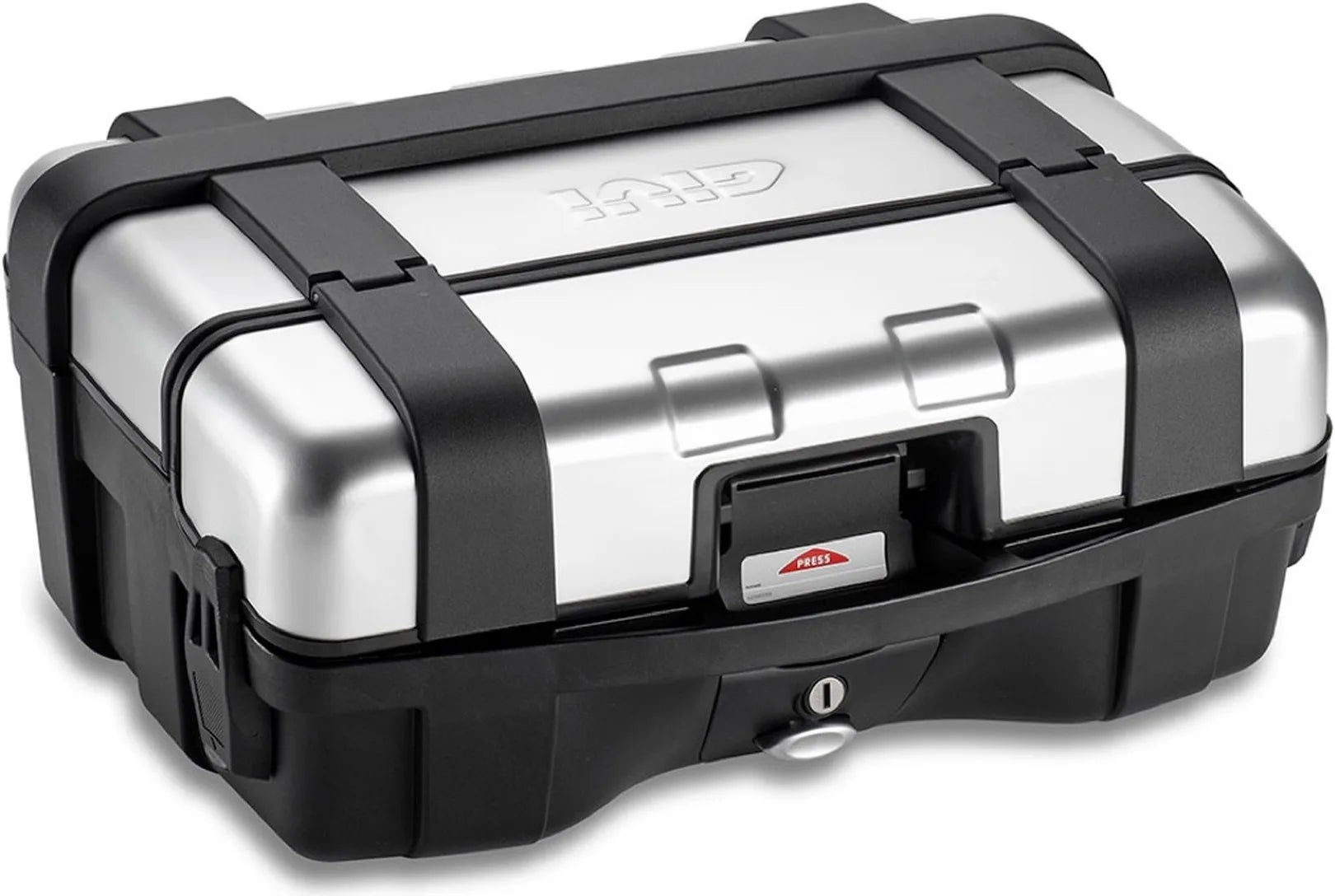 Monokey Trekker Aluminium Top Case - 33 Lt Trekker Aluminium - Givi Compatible With Ktm 890 Smt (2023-2024)