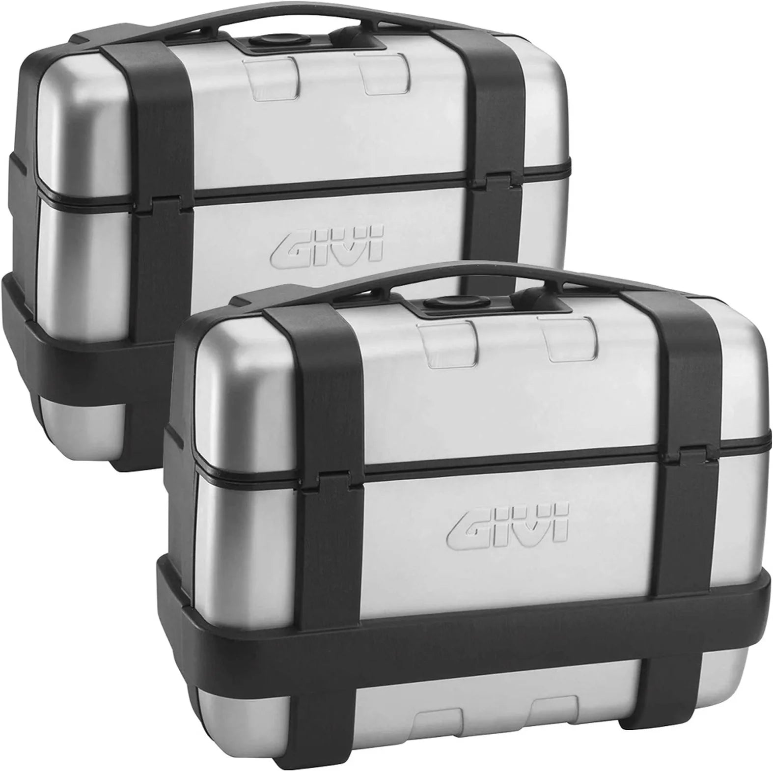 Monokey Trekker Side Cases - 66 Lt Trekker Aluminium - Givi Compatible With Ktm 890 Smt (2023-2024)