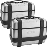 Monokey Trekker Side Cases - 66 Lt Trekker Aluminium - Givi Compatible With Cfmoto 700 Mt Adv (2025)