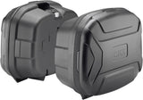 Monokey Trekker Lite Black Side Cases - 70 Lt Trekker Lite Technopolymer - Givi Compatible With Yamaha Mt-09 Tracer (2015-2017)