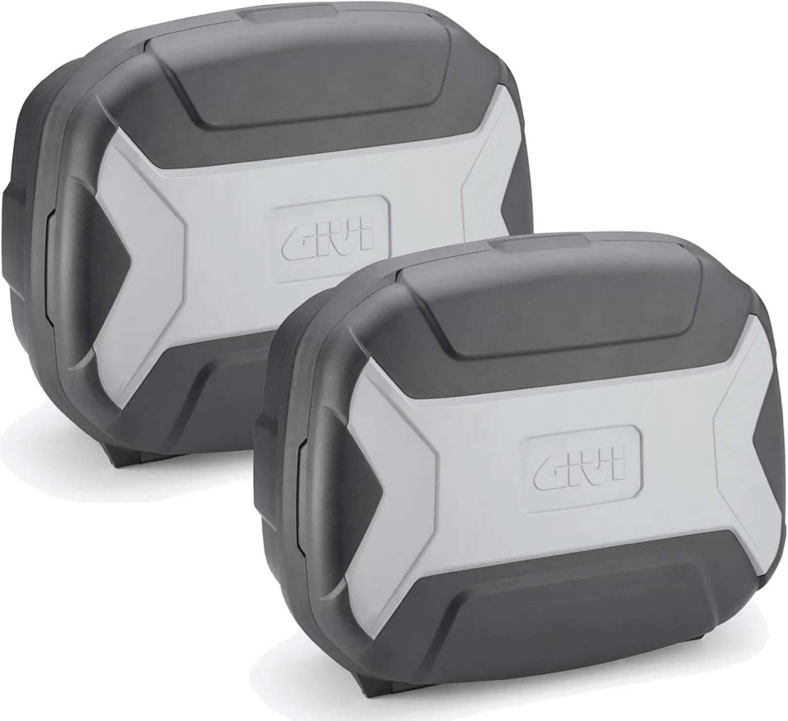 Monokey Trekker Lite Gray Side Cases - 70 Lt Trekker Lite Technopolymer - Givi Compatible With Ktm 790 Adventure R (2019-2020)