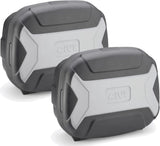 Monokey Trekker Lite Gray Side Cases - 70 Lt Trekker Lite Technopolymer - Givi Compatible With Ktm 790 Adventure R (2019-2020)