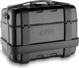 Monokey Trekker Black Aluminium Top Case - 46 Lt Trekker Aluminium - Givi Compatible With Yamaha T-Max 530 (2012-2016)