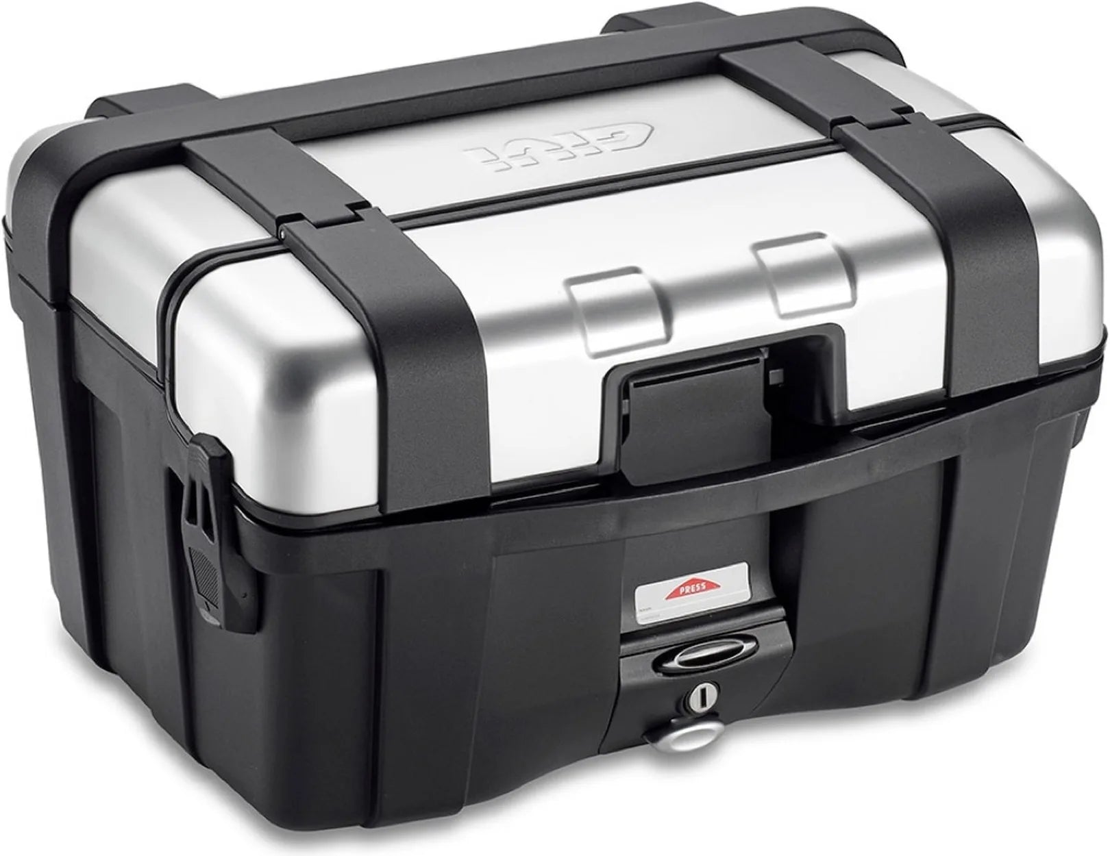 Monokey Trekker Aluminium Top Case - 46 Lt Trekker Aluminium - Givi Compatible With Ktm 890 Adventure (2021-2022)