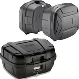 Trekker Lite Black Top Case + Side Cases - 122 Lt Trekker Lite Technopolymer - Givi Compatible With Honda Nc 750 S - Dct (2014-2015)