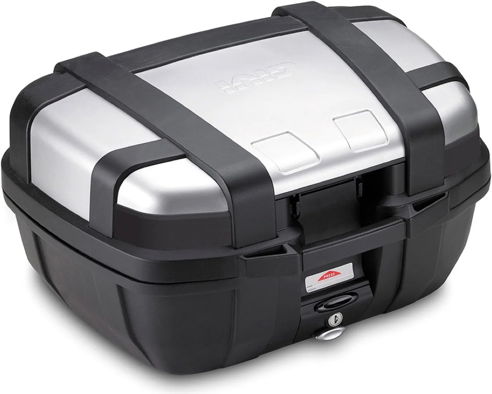 Monokey Trekker Aluminium Top Case - 52 Lt Trekker Aluminium - Givi Compatible With Ktm 390 Adventure (2020-2024)