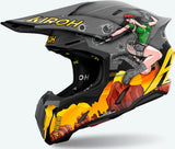 Off-Road Motorcycle Helmet Airoh Twist 3 - Tw3Ad35 Thermoplastic Hrt Gloss Adventure Size M