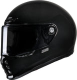 Full-Face Motorcycle Helmet Hjc V10 Advanced Fiberglass Composite Black Size 08 M