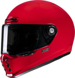 Full-Face Motorcycle Helmet Hjc V10 Advanced Fiberglass Composite Deep Red Size 11 Xxl